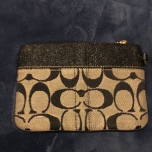 Coach clutch wristlet